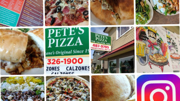 Pete's Pizza food