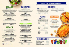 Skyline Chili menu