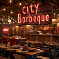 City Barbeque food