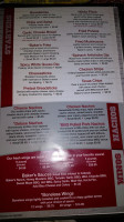 Baker's Pizza Sports Shack menu