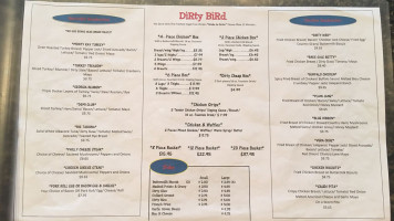 Dirty Bird menu