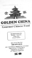 Golden China food