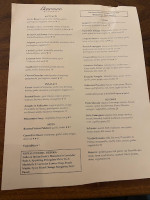 Benvenuti menu