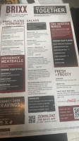 Brixx Wood Fired Pizza Craft menu