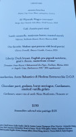 Cafe Juanita menu