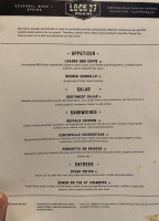 Lock 27 Brewing Centerville Brewpub menu