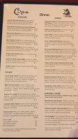 Circa Grill Alehouse menu