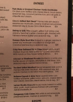 Circa Grill Alehouse menu