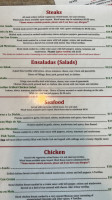 El Toreador menu