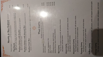 Penn’ Thai Grille menu