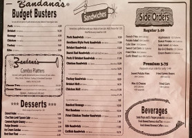 Bandana's -b-q Carbondale Il menu