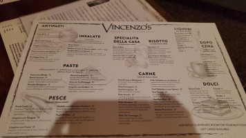 Vincenzo's menu