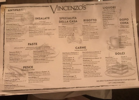 Vincenzo's menu