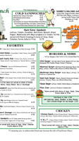 Mountain View Diner menu