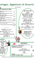 Mountain View Diner menu