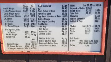 Lariat -b-q menu