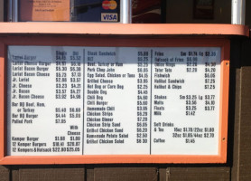 Lariat -b-q menu