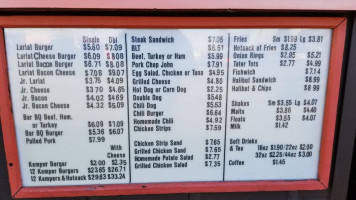 Lariat -b-q menu