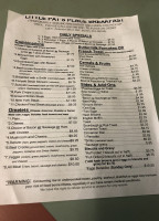 Little Pat's Place menu