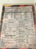 Chile Bandera menu