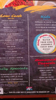 Werkhaus Pizza menu