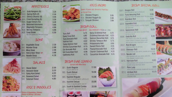 Ichiban Asian Fusion menu