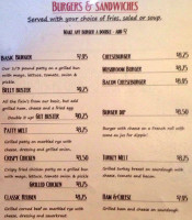 Four Corners Grill menu