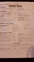 Pacific Pizza menu