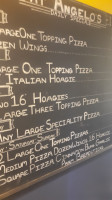 Fat Angelo's Pizzeria menu