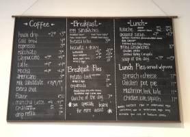 Bread Honey Cafe menu