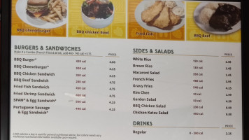 L&l Hawaiian Bbq menu