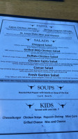 Alamo Steakhouse Saloon menu