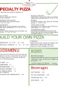 Cranberry Hills Golf Grill Pub menu