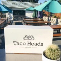 Taco Heads outside