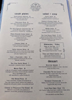 Hidden Vine Bistro menu