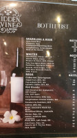 Hidden Vine Bistro menu