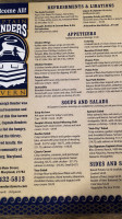 Captain Benders Tavern menu