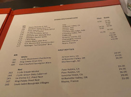 Jo's Bistro menu