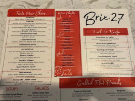 Brix 27 menu