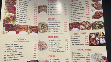 Teriyaki Point menu