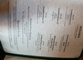 Mekong Thai menu