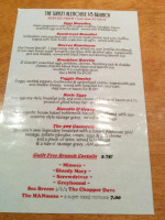 Sunset Alehouse menu