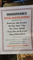 Shakespeare's Pub food