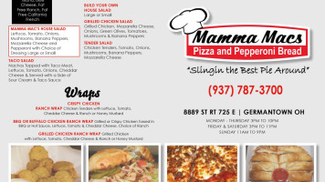 Mama Mac's menu