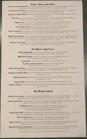 Pine Lake Ale House menu