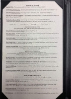 Blue Lake Tavern menu