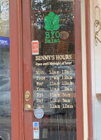 Benny Meleto's menu