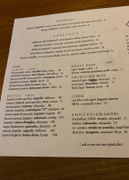 Shibumi menu