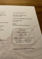 Shibumi menu