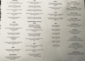 Redbird menu